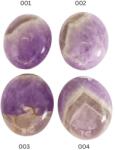 Palm Stone Ametist Lavanda Natural - 51-65 x 46-54 x 31-39 mm - Talisman pentru Purificare Energetica si Seninatate - ( XXL ) - 1 Buc