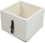  Dekoláda fehér kocka fogantyúval 11*11*8cm - papelito