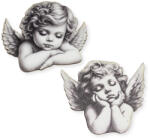  Nyomtatott dekorkarton - Angyalkák ~7cm 2db/csomag