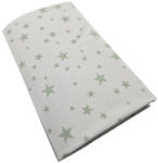 Vaganza Pamut strech lepedő 40x90cm - Olíva Csillagok (5999120540235)