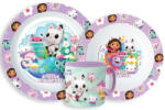  Gabi babaháza Kitty Magic étkészlet, micro műanyag szett bögrével 265 ml (JVL33367) - oliviashop