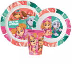  Mancs Őrjárat Superpowers étkészlet, micro műanyag szett, pohárral 260 ml (JVL11181) - oliviashop