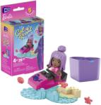 Mattel Mattel Mega Bloks Barbie - Păpușă micro pentru plajă (HHP87) (81500) Papusa Barbie
