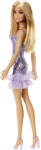 Mattel Mattel Barbie: Haine strălucitoare - Păpușă cu păr castaniu și rochie violet (HJR93) (87532) Papusa Barbie