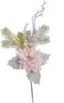  Crenguta brad+flori+bobite color+zapada pentru aranjamente florale (71074)