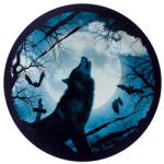 Amscan Papírtányér halloween kísértetjárta erdő 23 cm, 8db/cs