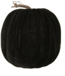  Fekete színű bársony tök 15x24 cm (DD58996)