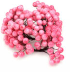  Rózsaszín színű bogyó - drótos dekoráció (GD1906329B)