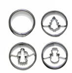 Toro Set forme prăjiturele de Crăciun, 4 buc