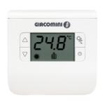 Giacomini Termostat ambiental Giacomini K494AY001, montaj aparent sau incastrat, functie incalzire racire, alimentare pe baterii (K494AY001)