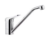 Remer Baterie bucatarie Remer Rubinetterie Kitchen K40, monocomanda, finisaj cromat, pipa inalta 45grade, alama sanitara (K40)