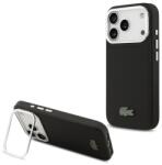Lacoste Iconic Petit Pique Camera Stand MagSafe Zadní Kryt pro iPhone 17 Pro Black