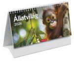 TopTimer Naptár, asztali, álló, TOPTIMER, "Állatvilág (NKT582PU) - jatekotthon