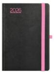 TopTimer Naptár, tervező, A5, heti, TOPTIMER, "Nero", fekete-pink (NKN015PU) - jatekotthon
