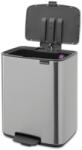 Brabantia Bo szemeteskosár 12 l acél 238048 (238048)