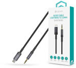 DEVIA iPure Series Lightning/AUX 3, 5 mm audió adapter - fekete