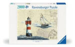 Ravensburger Puzzle 2000 db - Romantikus világítótorony (12000804)