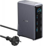 Anker USB-C Hub Anker Prime 737, 2 x USB-A 3.0 - 3 x USB-A - 5 x USB-C - 2 x HDMI - 1 x Jack 3.5mm - 1 x RJ45, Fekete A83B63A1