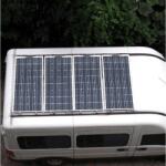 FOXMAG24 Panou solar fotovoltaic, 100W, monocristalin, pentru sisteme solare cu panouri fotovoltaice, cu cablu de conectare, substrat de siliciu, negru