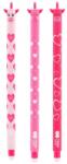 Happy Color Roller gel cu rescriere, 0.5 mm, albastru, Pink Unicorn, Happy Color, diverse culori HA412001PU-3