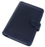 REALSYSTEM 1/160 műbőr kék gyűrűs kalendárium (1160-04) - officedepot