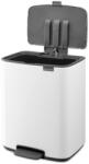 Brabantia Bo cos de gunoi 12 l alb 236907 (236907) Cos de gunoi