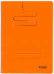 Herlitz Caiet Herlitz A5, 48 file, 70 g/mp, dictando, coperta plastic, Portocaliu (9497660/PORTOCALIU)