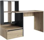 WIPMEB Писмено бюро с полица MARLO дъб artisan/антрацит (WM0046)