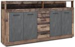 Wipmeb Sp. z o. o Комод RUNA 190x96x32 см тъмно кафяв/антрацит (WM0005)
