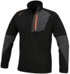 Beta Munkavédelmi Pulóver 076540005 BETA 7654N/XXL fekete elasztikus mikropolár rövid cipzárral (076540005)