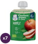 Gerber Organic bio gyümölcspüré alma, 4 hónapos kortól (7x80 g)