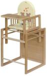 COSING - Gyermek étkezőszék 2 az 1-ben Viktoria bükk/krémszínű C-0116-07 (CI0011)