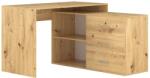 WIPMEB Íróasztal fiókokkal és választható jobb/bal sarokkal JULES, artisan tölgy 5904804550523 (WM0035)