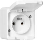 ORNO Priză aparentă simplă 2P+E, impermeabilă cu capac, IP44, SMART, albă (O-NT-16S_BIALY)