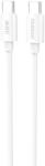 Dudao L4C USB-C / USB-C 30W Cable 1.2m - White (L4C 1,2m) - pcone