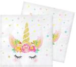 Godan Set de 20 de șervețele cu model unicorn - 33 x 33 cm (PF SPJE)