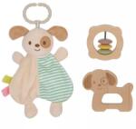 Tooky toy Tooy Toys: Set de jucării pentru bebeluși, din lemn - câine (TJ111A)