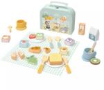 Tooky Toy Tooky Toy: Set coș de picnic de jucărie, lemn (TP523) Bucatarie copii