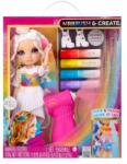 MGA Entertainment Rainbow High: Airbrush & Create színezhető baba festékszóróval - Lila szemű (543350) - jatekbolt