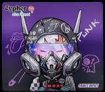A4Tech MousePAD A4TECH - gaming, Bloody BP-45W Cypher Ghost, cauciuc si material textil, 453 x 400 x 5 mm, imagine, BP-45W Cypher Ghost 4711421 002448 (BP-45W Cypher Ghost) - magazinpc Mouse pad