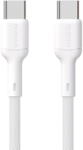 Dudao Cablu pentru incarcare si transfer de date L9C, USB-C/USB-C, 65W, 2 m, Alb (L9C_White 2M)