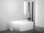 RAVAK 7QRM0300Y1 Rosa CVSK1 140/150 jobb kádparaván fekete+transparent (7QRM0300Y1)