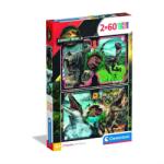 Clementoni Puzzle 2x60 db Supercolor - Jurassic World (24830)