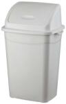 PLANET Szemetes kuka billenõ fedéllel műanyag 9 literes fehér UP116 (UP116) - tonerpiac