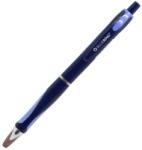 BLUERING Golyóstoll nyomógombos Bluering® V5 kék test gumírozott fogó, írásszín kék (45802) - tonerpiac