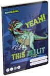Lizzy Card Füzet LIZZY CARD A5 32 lapos vonalas 12-32 III. osztályos Dino Cool Dino Roar (19991) - nyomtassingyen