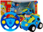 Inlea4Fun Távirányítós rendőrautó fény- és hangeffektekkel Inlea4Fun CARTOON CAR (RA-ZRC.6601)