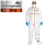 Chemsplash Pro +4 antisztatikus overál 4B/5B/6B fehér M (CHS-2597-WHITE-M) - hardtools