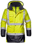 Sir Safety System Motorway Split jól láthatósági 4in1 kabát sárga/kék L (SSY-MC4124E1-L)