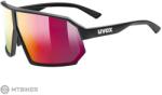 uvex Ochelari uvex Sportstyle 237, black matt/mirror red
